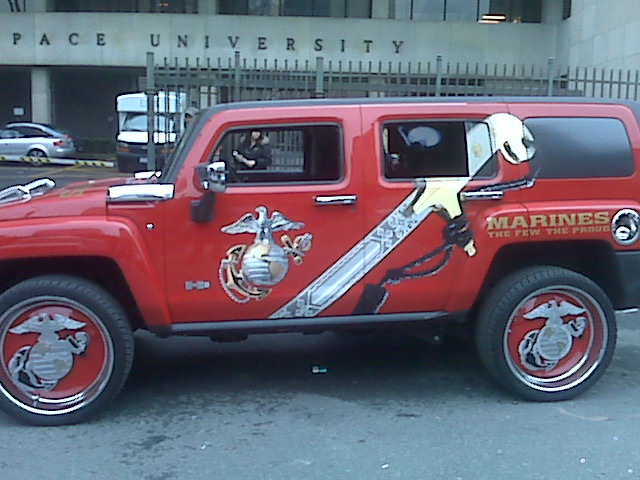 USMC NYC Hummer