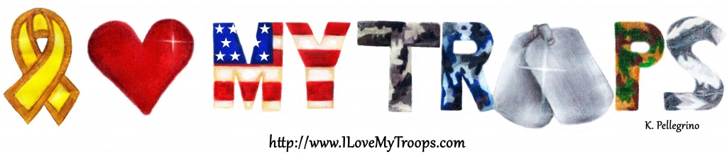 Created by Katelyn Pellegrino for ILoveMyTroops.com